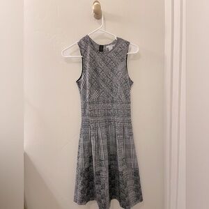 H&M Plaid Fit and Flare Dress sz 6